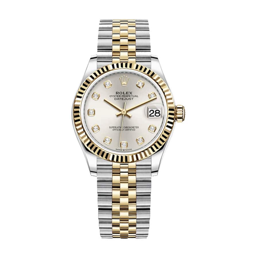 Rolex Lady-Datejust 279173 Silver Diamond Dial Deluxe Replica Edition